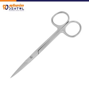 Stainless steel Iris Gum Scissors Fig. 1, straight 11.5cm dental instrument