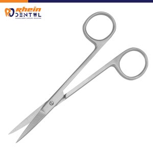 Stainless steel Iris Gum Scissors Fig. 1, straight 11.5cm dental instrument