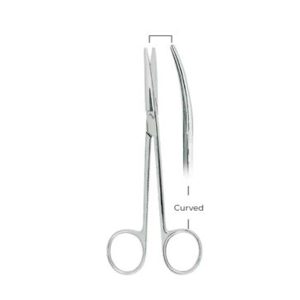 Metzenbaum-Delicate Dissecting Scissors Straight Fig. 1 – 14.5cm | Fine Stainless Steel Surgical Scissors for Precise Soft Tissue Dissection
