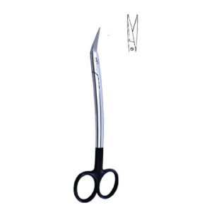 Dean SuperCut Double Curved Scissors Fig. 1 – 11 cm Precision Surgical Scissors, Stainless Steel Blades