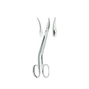 Neumann Gum Scissors Curved Fig. 1 – 12.5cm | Precision Stainless Steel Surgical Scissors for Dental, Periodontal & Soft Tissue Procedures