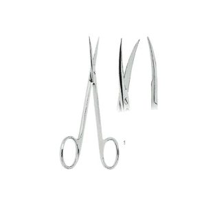 Iris Gum Scissors Curved Fig. 2 | Precision Stainless Steel Surgical Scissors for Dental & Soft Tissue Procedures