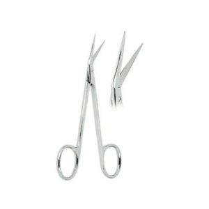 Gum Scissors Angular Fig. 1 – 11.5 cm Precision Dental Scissors, Stainless Steel