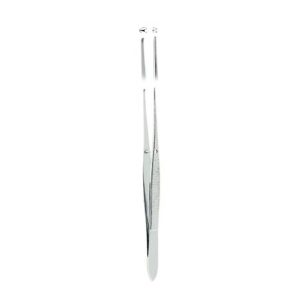 Fine Tissue Pliers – Very Thin Tip 10cm Surgical Forceps | Precision Stainless Steel Tweezer for Delicate Medical & Microsurgical Use