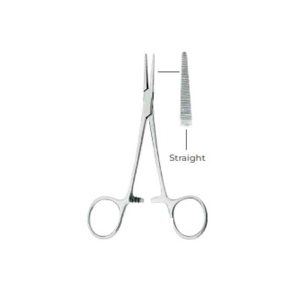 Halstead-Mosquito Haemostatic Forceps Straight Fig. 1 – 12cm Surgical Clamp | Fine Stainless Steel Hemostat for Precise Medical Use