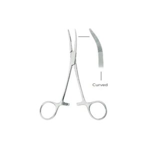 Kelly Hemostatic Forceps Curved Fig. 2 – 14cm Stainless Steel Surgical Instrument for Precise Blood Vessel Clamping