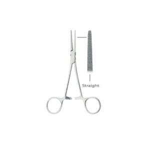 Crile Haemostatic Forceps Straight Fig. 1 – 14cm Surgical Clamp | Stainless Steel Hemostat for Medical, Dental & Veterinary Use