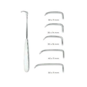 Langenbeck Retractor 21cm – Surgical Instrument with 30x11mm Blades, Stainless Steel for Precise Soft Tissue Retraction