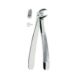 Extracting Forceps Fig. 23 – Serrated Tips for Lower Molars, Right – Precision Dental Extraction Instrument