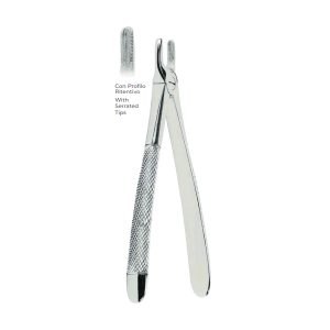 Extracting Forceps for Children Fig. 37 – Serrated Tips for Upper Incisors – Precision Pediatric Dental Extraction Tool