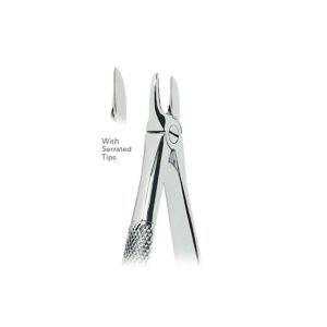 Extracting Forceps Fig. 54 – Serrated Tips for Separating Upper Molars – Precision Dental Extraction Instrument