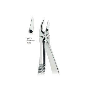 Extracting Forceps Fig. 55 – Serrated Tips for Separating Upper Molars – Precision Dental Extraction Instrument