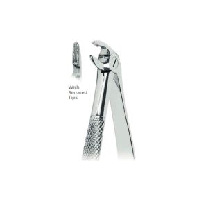 Extracting Forceps Fig. 60 – Serrated Tips for Lower Roots – Precision Dental Extraction Instrument