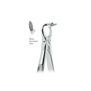 Extracting Forceps Fig. 68 – Serrated Tips for Lower Roots – Precision Dental Extraction Instrument