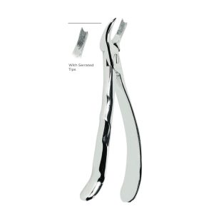 Extracting Forceps with Coderella Handle Fig. 89 – Serrated Tips for Upper Molars (Right) – Precision Dental Extraction Instrument