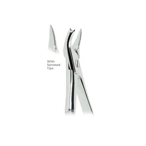 Extracting Forceps Fig. 90 – Serrated Tips for Upper Molars (Left) – Precision Dental Extraction Instrument