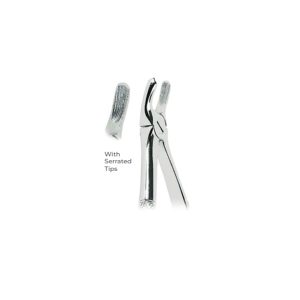 Extracting Forceps for Children Fig. 39R – Serrated Tips for Upper Molars (Right) – Precision Pediatric Dental Extraction Tool
