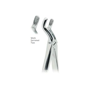 Extracting Forceps Fig. 67A – Serrated Tips for Upper Third Molars – Precision Dental Extraction Instrument