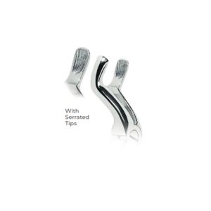 Extracting Forceps with Coderella Handle Fig. 67A – Serrated Tips for Upper Third Molars – Precision Dental Extraction Instrument