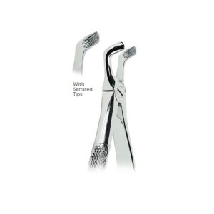 Extracting Forceps Fig. 79A – Serrated Tips for Lower Third Molars – Precision Dental Extraction Instrument