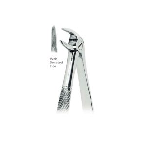 Extracting Forceps Fig. 33L – Serrated Tips for Lower Roots – Precision Dental Extraction Instrument