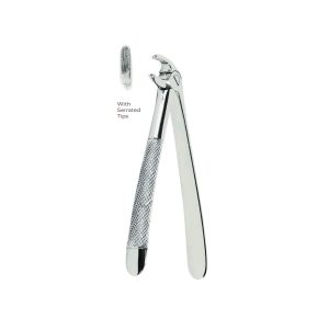 Extracting Forceps for Children Fig. 13S – Serrated Tips for Lower Premolars – Precision Pediatric Dental Extraction Tool