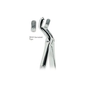 Extracting Forceps Fig. 67½R – Serrated Tips for Upper Third Molars (Right) – Precision Dental Extraction Instrument