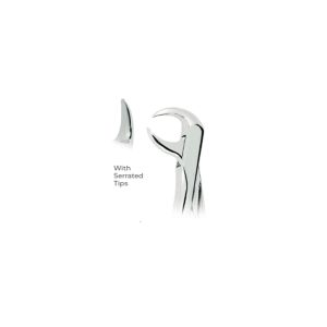 Extracting Forceps with Coderella Handle Fig. 86C – Serrated Tips for Lower Molars – Precision Dental Extraction Instrument