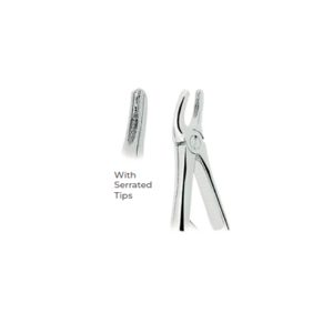 Extracting Forceps for Children Fig. 139 – Klein Pattern with Serrated Tips for Upper Premolars (Premolari Superiori) – Precision Pediatric Dental Extraction Tool