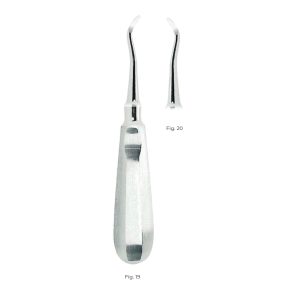 Fig. 20 Root Elevators with Stainless Steel Handle – Premium Dental Extraction Instruments for Precision Use