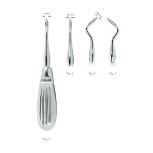 Hylin Root Elevators Fig. 4 – Stainless Steel Dental Extraction Instrument for Accurate and Efficient Oral Surgery Procedures
