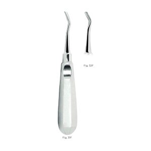 Friedman Root Elevator Fig. 31F – Stainless Steel Dental Extraction Instrument with Ergonomic Handle Design