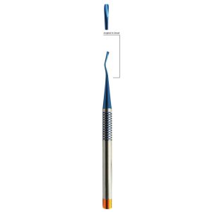 PDL Elevator Angled Small Orange 16.5cm – Precision Dental Tool for Periodontal Ligament Elevation and Extraction