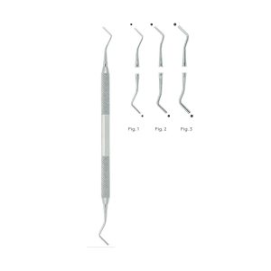 Filling Instrument Serrated Fig 1 – Stainless Steel Dental Tool for Shaping, Condensation & Precise Restoration Work