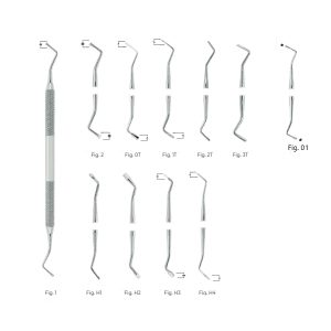 Hollenback Amalgam Instruments, Fig H2 – Precision Dental Tools for Efficient Carving, Shaping, and Contouring of Amalgam Restorations