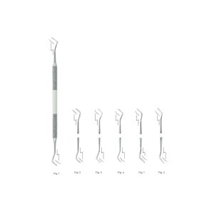 Distal Gingival Margin Trimmers, Black/28, Fig 3 – Durable Dental Instruments for Precise Gingival Margin Trimming in Restorative Dentistry