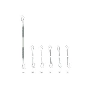 Distal Gingival Margin Trimmers, Black/77-78, Fig 1 – Precision Dental Instruments for Accurate Gingival Margin Trimming in Restorative Dentistry