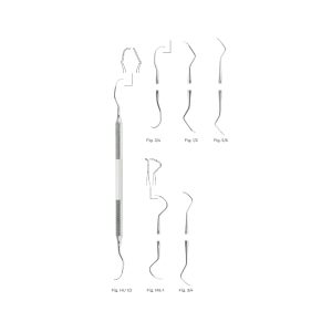 Langer Curettes and Scalers Rule (23/24) Fig 3/4 – Durable Stainless Steel Dental Instruments for Periodontal Cleaning – Sharp & Autoclavable          Ask ChatGPT