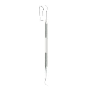 McCall Curettes and Scalers Fig 19/20 – Stainless Steel Dental Instrument for Efficient Subgingival Scaling – Autoclavable, Ergonomic Tool