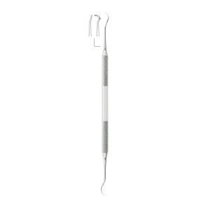 McCall Curettes and Scalers Fig 17S/18S – Stainless Steel Dental Instrument for Subgingival Scaling – Autoclavable, Slim Ergonomic Design