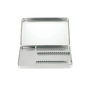 Solid Stainless Steel Base for Instrument Tray – 284x183x17mm – Autoclavable Tray Bottom for Dental, Surgical, or Medical Use