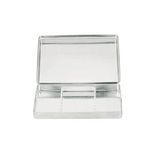 Solid Stainless Steel Lid for Instrument Tray – 187x144x29mm – Durable, Autoclavable Cover for Dental, Surgical, or Medical Use