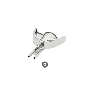 Premium Orthodontic Hydro-Lock S.S. Water-Cooled Impression Trays with Retention Rim extra small sized (XS), U5, 68x52mm for dental labs and clinics