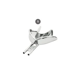 Premium Quality Hydro-Lock S.S. Water-Cooled Impression Trays with Retention Rim Small Sized (S) L4, 74x60mm for dental prosthetics and restorations
