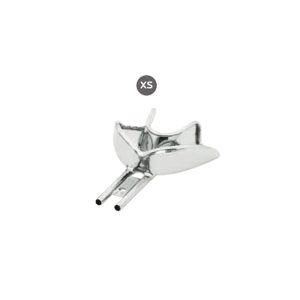 Premium Quality Hydro-Lock Solid S.S. Water-Cooled Impression Tray with Retention Rim Small sized (XS) L5, 71x53mm for dental prosthetics and restorations