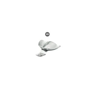 Perforated Solid S.S. impression trays with retention rim for total dentures NM Sized (NM) for upper or lower edentulous jaw, U63