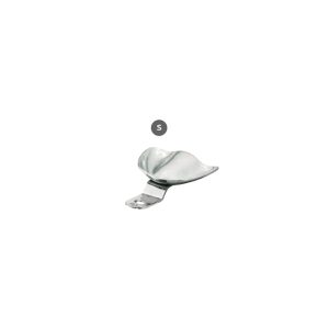 Perforated Solid S.S. impression trays with retention rim for total dentures Small Sized (S) for upper or lower edentulous jaw, U64