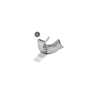 Professional S.S. impression trays with retention rim Large Sized (L) for accurate impressions of larger jaws, L20