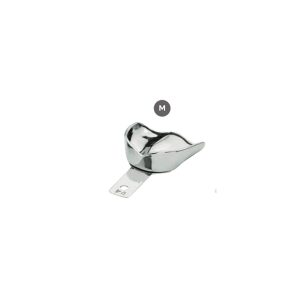 Professional Solid S.S. Impression Tray with Retention Rim (Anterior Depressed) Medium sized M, U4 for improved fit and stability