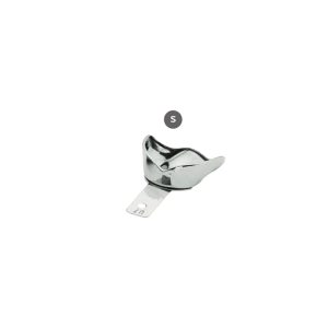 Professional Solid S.S. Impression Tray with Retention Rim (Anterior Depressed) Medium sized M, L21 for improved fit and stability